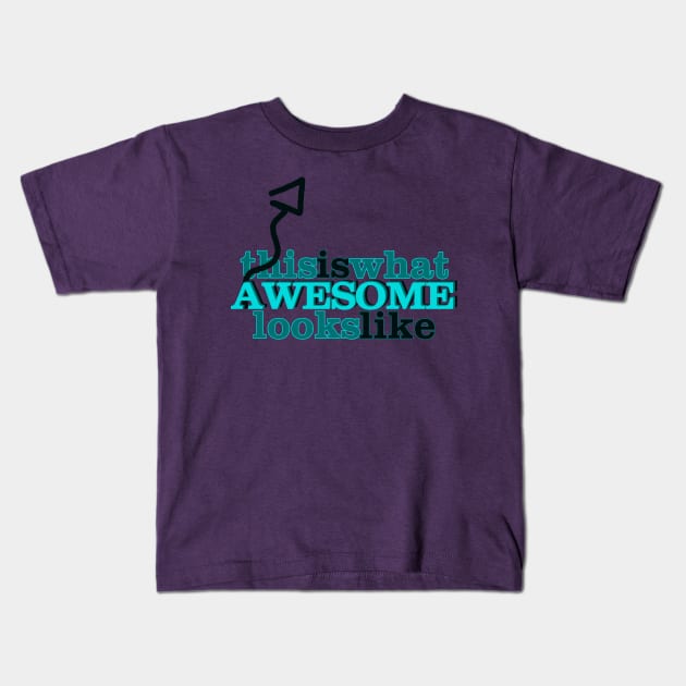 Quite Literally Awesome Kids T-Shirt by Fun Funky Designs